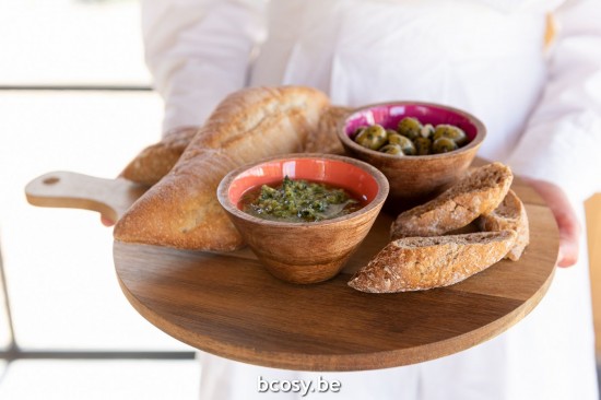 Jline Bowl Kos Wood Fuschia Small.