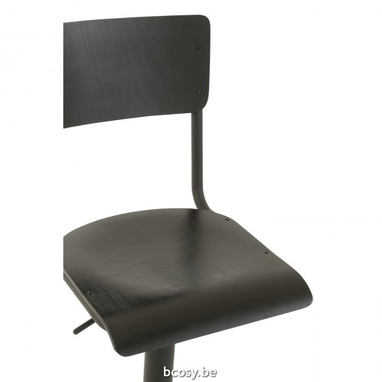 Jline Barhocker Holz Metall Schwarz barhockers barstuhl barstuehle.