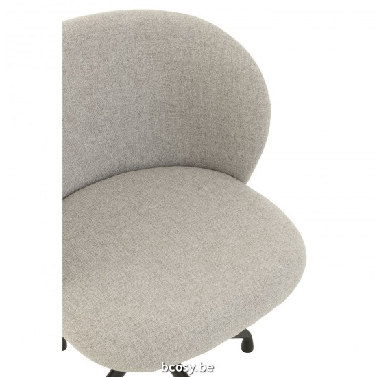 Jline Stuhl Turn Up Down Leinen Grau drehstuhl drehstuehle.