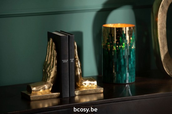 Jline S 2 Sujetalibros Manos Poli Oro.