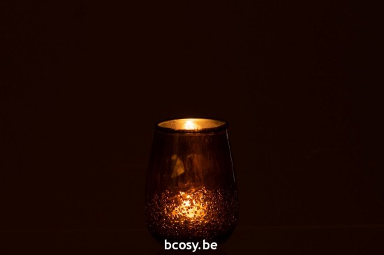 J Line photophores Jolipa Photophore Miroir Vert Verre Small.