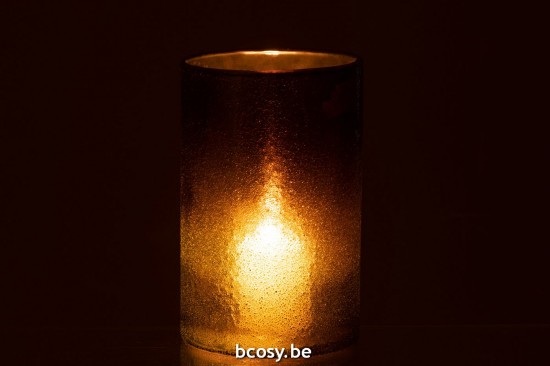 J Line photophores Jolipa Photophore Miroir Vert Verre Large.