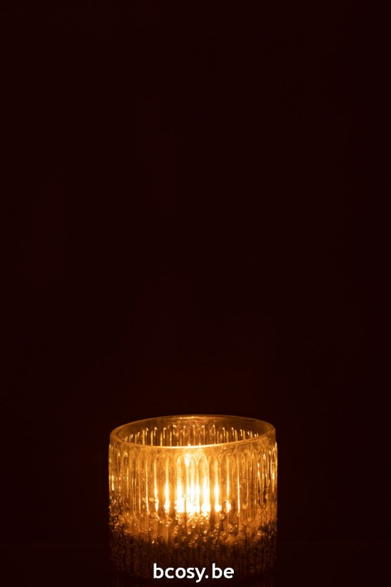 J Line photophores Jolipa Photophore Cotele Verre Argent Trans Small.