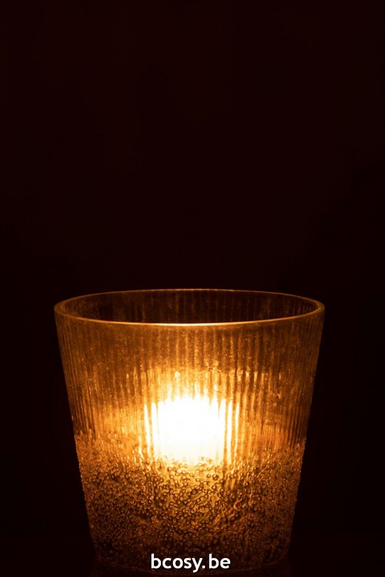 J Line photophores Jolipa Photophore Cotele Verre Argent Trans Large.