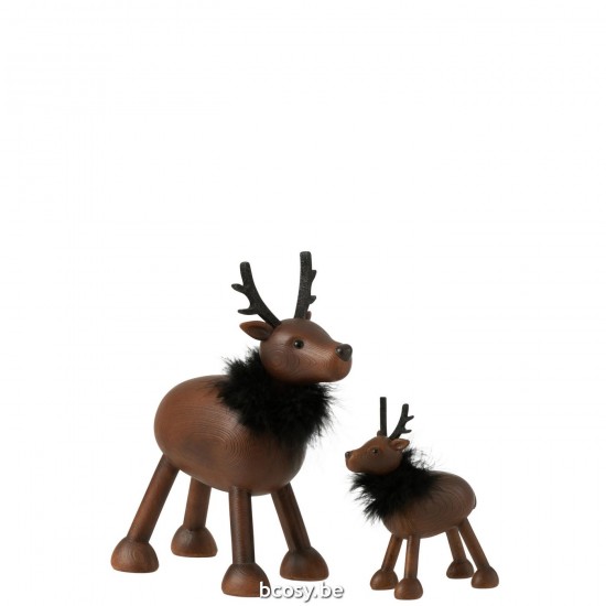 Jline 35315 Figuren Figurines Figurines Figuren Figuritas Sculture DECORATIE Winter Kerst.