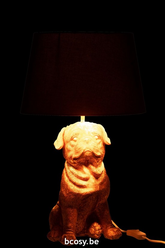 J Line Éclairage Armatures Luminaires D'intérieur Pieds De Lampe Avec Abat Jour Lampes De Table Jolipa Lampe Chien Assis Rsin.