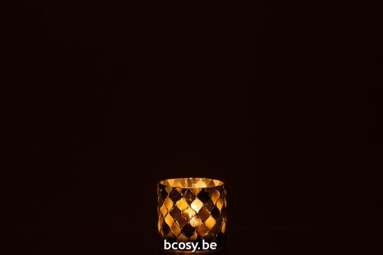 J Line photophores Jolipa Photophore Mosaic Cylindre Vert Small.