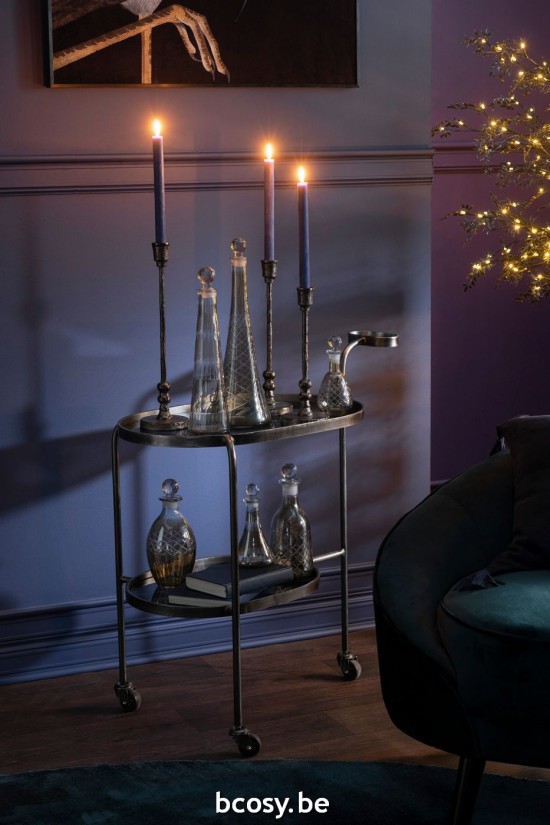 Jline Jarra Tallo Vidrio Humo.