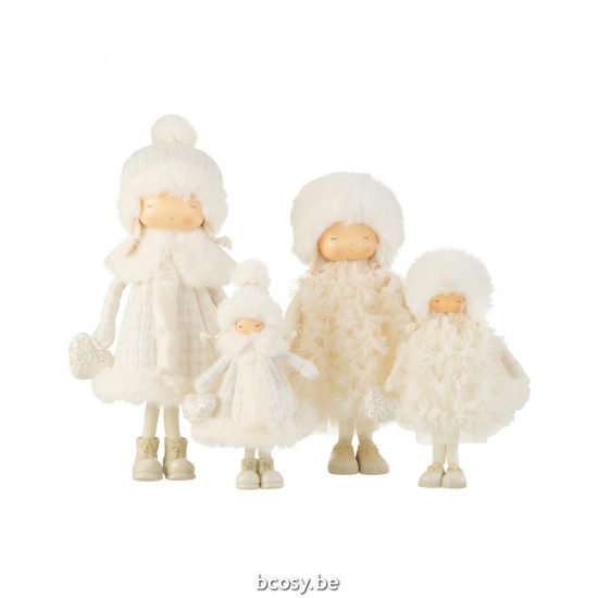 Jline 35573 Figuren Figurines Figurines Figuren Figuritas Sculture DECORATIE Winter Kerst.