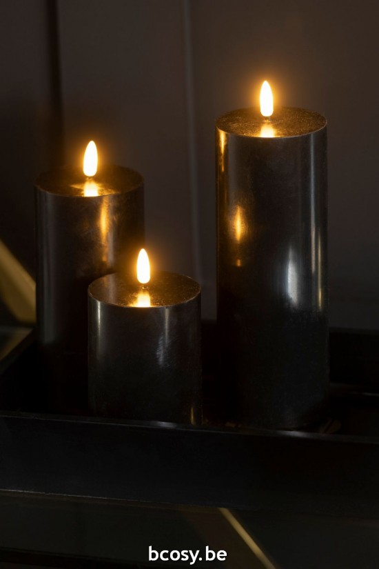 Jline Velas Led Negro Medium.