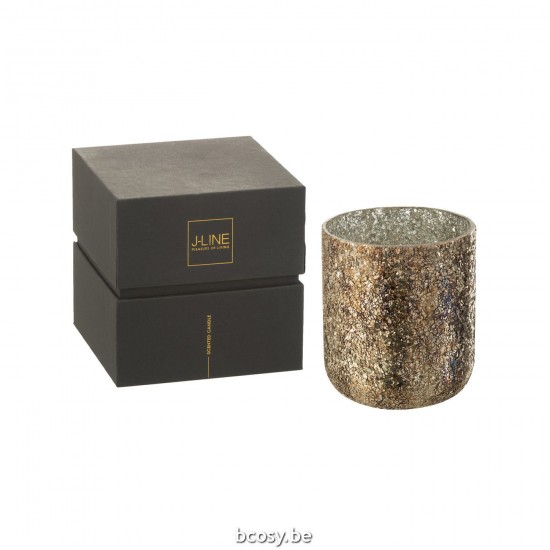 J Line Scented Candle Luxuria Bronze Large 80H scented candles.