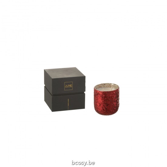 J Line Scented Candle Luxuria Red Small 40H scented candles.