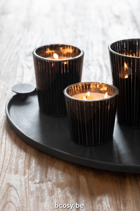 Jline Vela Perfumada Noa Spicy Twilight Negro S 35H.