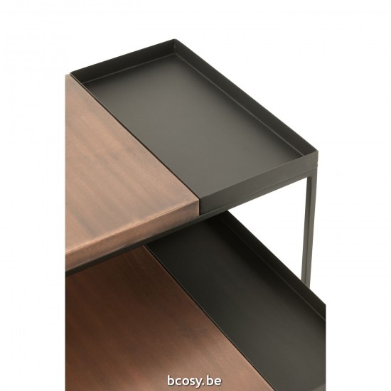 J Line 35917 Salontafel Interieurmeubelen Bouts de canapé Beistelltische Bout de canapé tables gigognes Bijzettafel table bas.