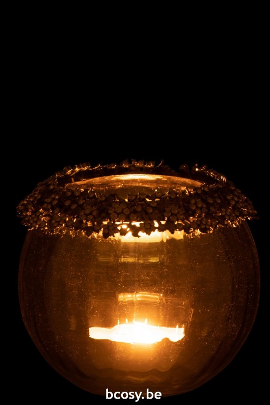 J Line photophores Jolipa Photophore Metal Ver Or Bronze Large.