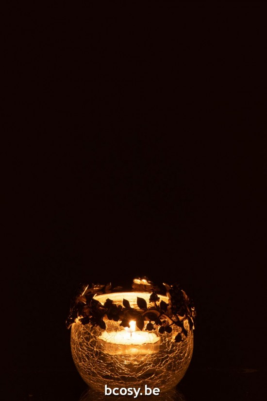 J Line photophores Jolipa Photophore Volve Met Ver Or Transparent Small.