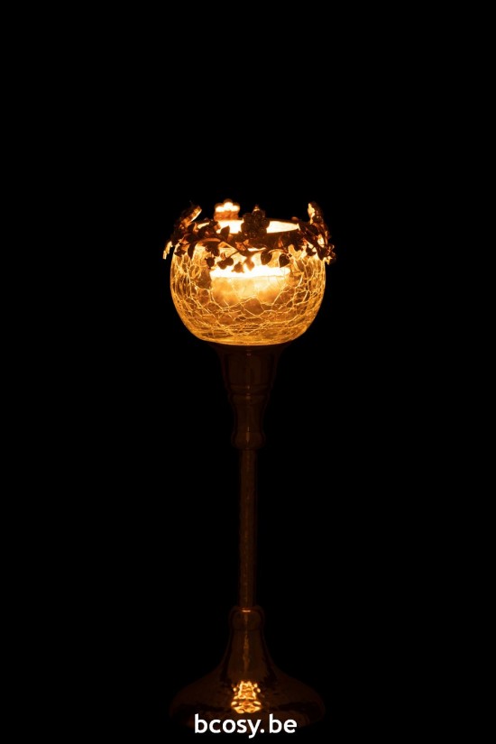 J Line photophores Jolipa Photophore Viane Met Ver Or Transparent Medium.