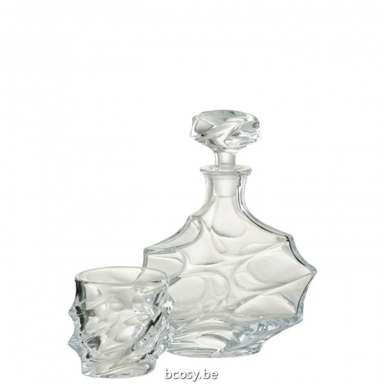 J Line Carafe Pichet Jolipa Carafe Michigan Verre Transparent.