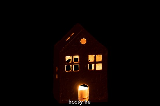 J Line photophores Jolipa Bougeoir Maison Aluminium Or.