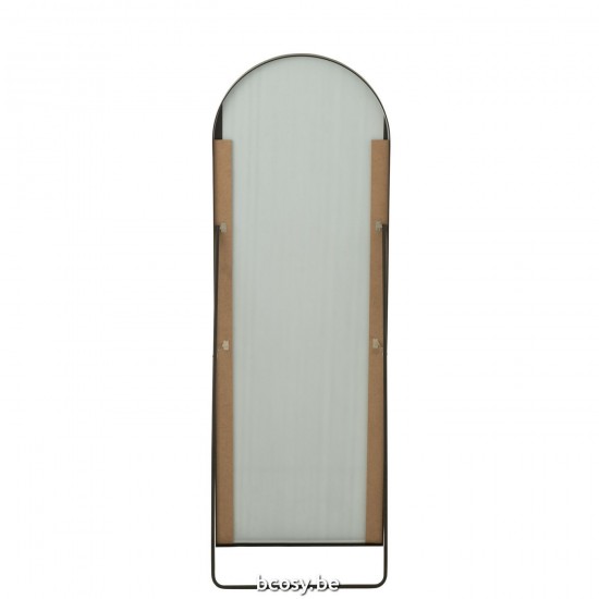 J Line Mirror On Foot Rounded Gl Met Bl standing mirrors floor mirrors.