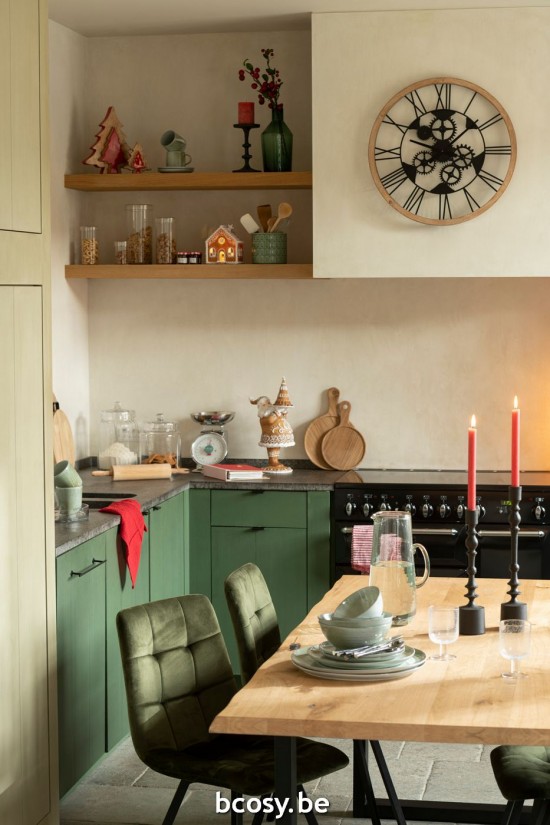 Jline Reloj Numeros Romanos Ruedas Metal Madera Negro Small.