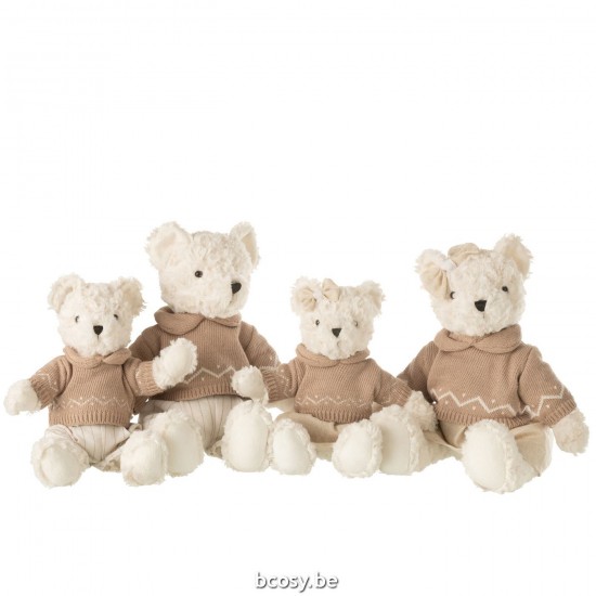 Jline 37027 Teddyberen Peluches Teddy Bears Plüschtiere Osos Orsecchiotti TEXTIEL Pluche.