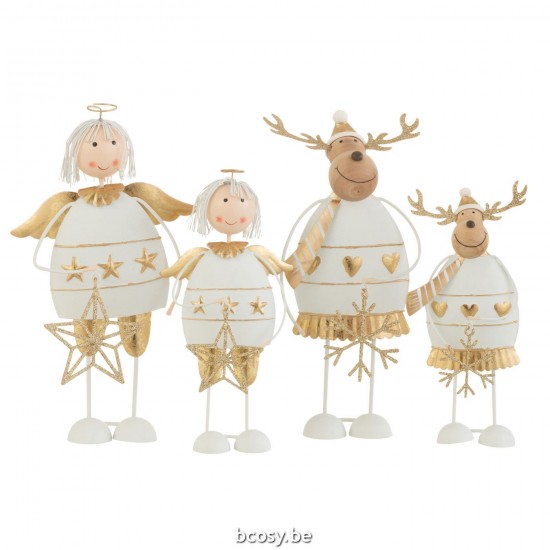 Jline 37137 Figuren Figurines Figurines Figuren Figuritas Sculture DECORATIE Winter Kerst.