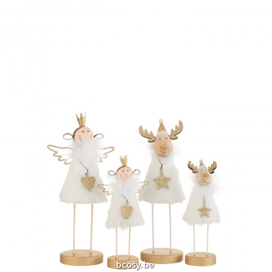 Jline 37139 Figuren Figurines Figurines Figuren Figuritas Sculture DECORATIE Winter Kerst.