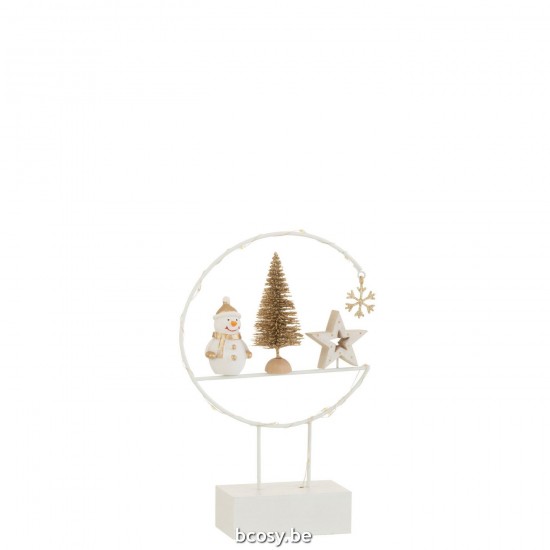 Jline 37143 Figuren Figurines Figurines Figuren Figuritas Sculture DECORATIE Winter Kerst.