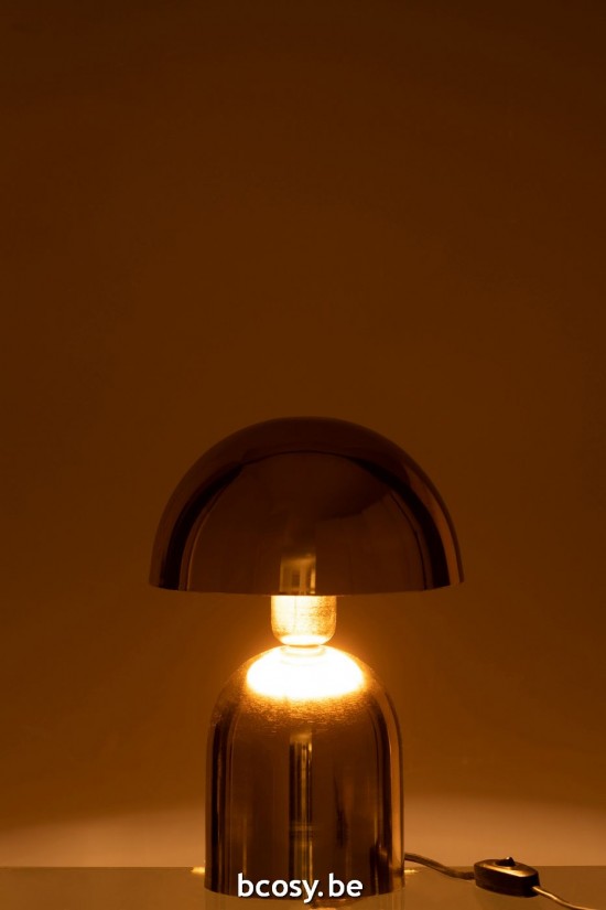 J Line Éclairage Armatures Luminaires D'intérieur Pieds De Lampe Avec Abat Jour Lampes De Table Jolipa Lampe Champignon Metal.