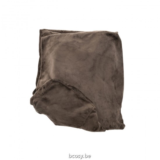 J Line Hoes Zetel 9 Kussens Monaco Velvet Xxl Donker Bruin.