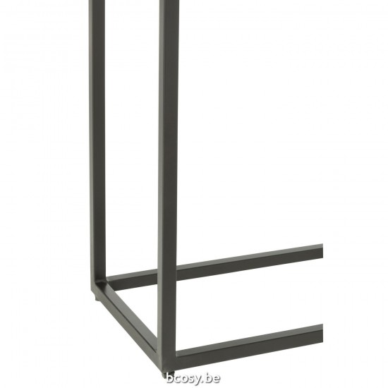 J Line Console Shanil Wood Iron Black sidetables.