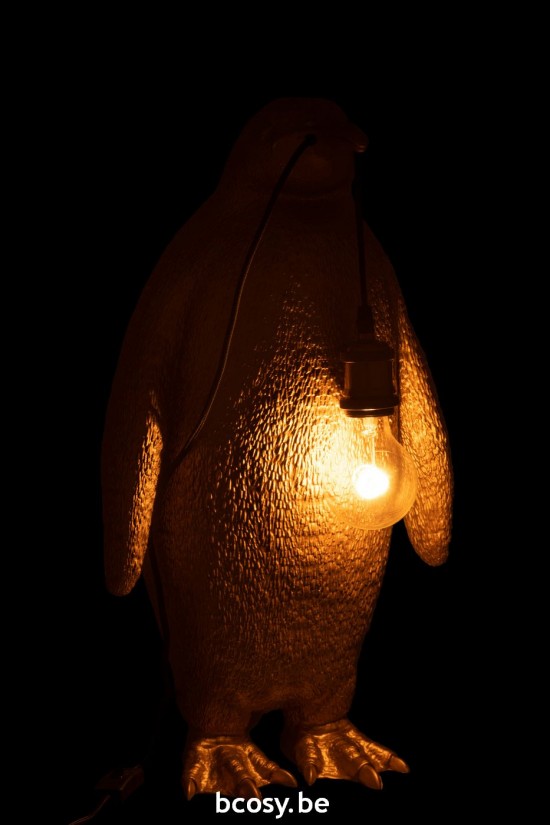 J Line Éclairage Armatures Luminaires D'intérieur Pieds De Lampe Avec Abat Jour Lampes De Table Jolipa Lampe Pingouin Resine .