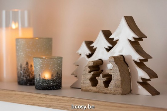 Jline Belen Arbol Madera Blanco Natural.