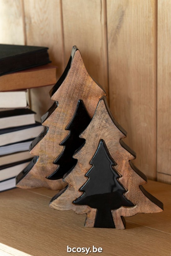 Jline Arbol Puzzle Madera Negro Natural Medium.