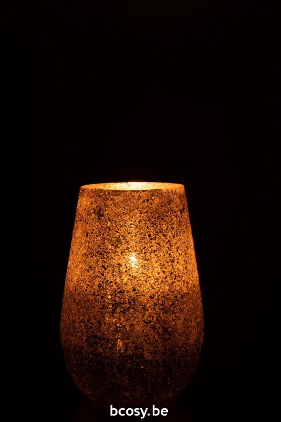 J Line photophores Jolipa Photophore Eclat Verre Or Large.