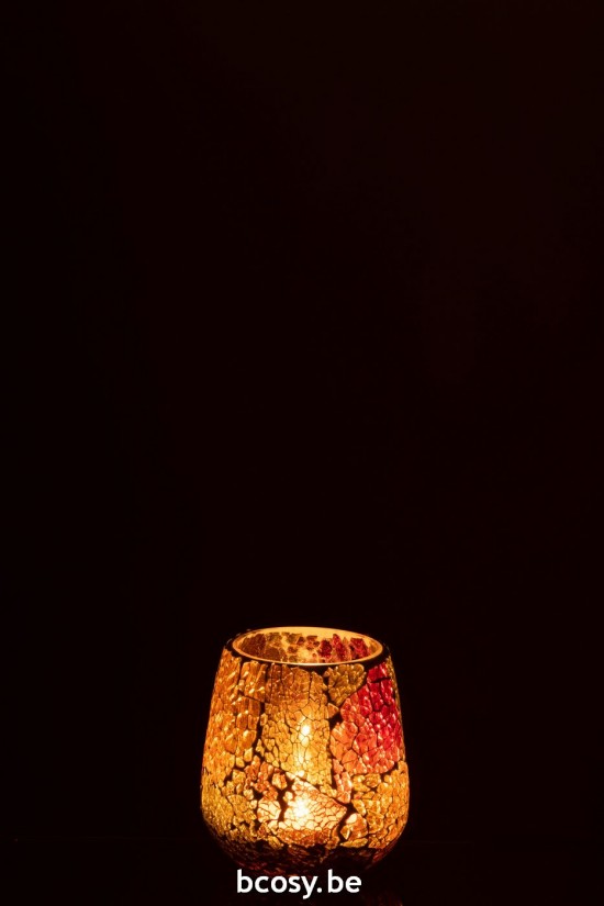 J Line photophores Jolipa Photophore Sunset Verre Multi Medium.