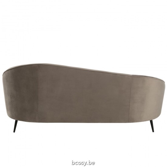 Jline Sofa Elisabeth Textil Silver.