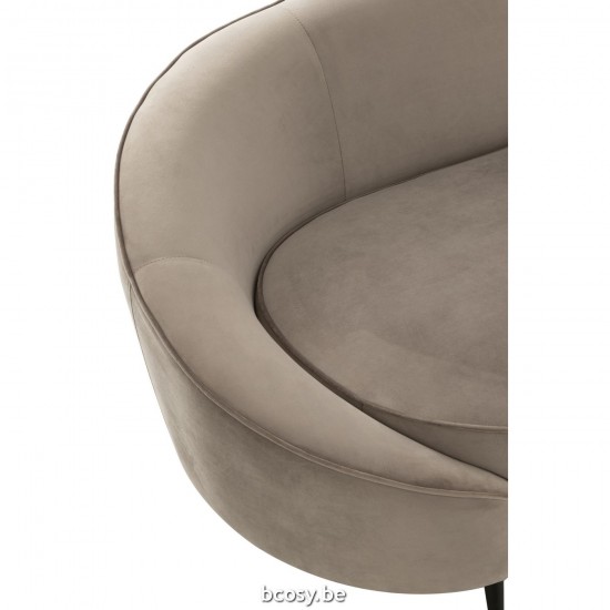 J Line Sofa Elisabeth Tessile Argento Sofa Elisabeth Textil Plata.