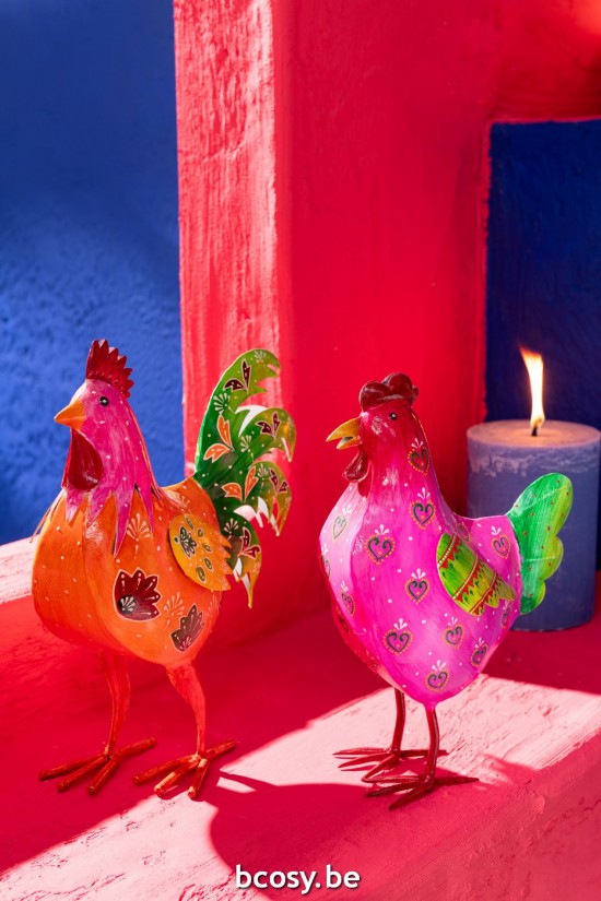 Jline Gallo Acero Mixto Surtido De 2 Large.