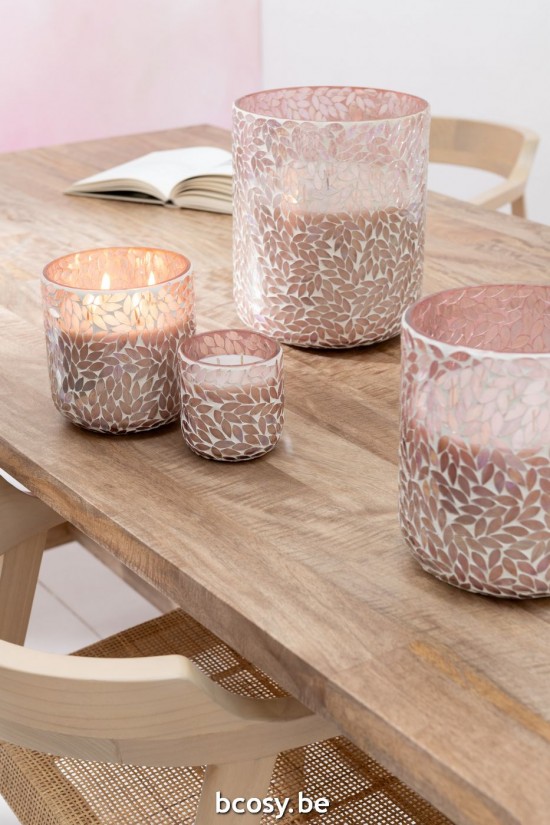 Jline Vela Perfumada Tender Rose Cera Rosa Large 120 Horas.