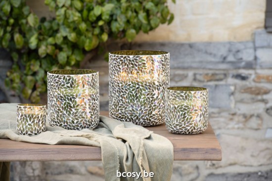 Jline Vela Perfumada Tea Herbs Cera Verde Small 50 Horas.