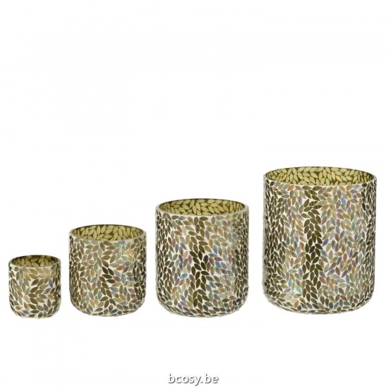 Jline Geurkaars Tender Rose Wax Groen Extralarge 150U.