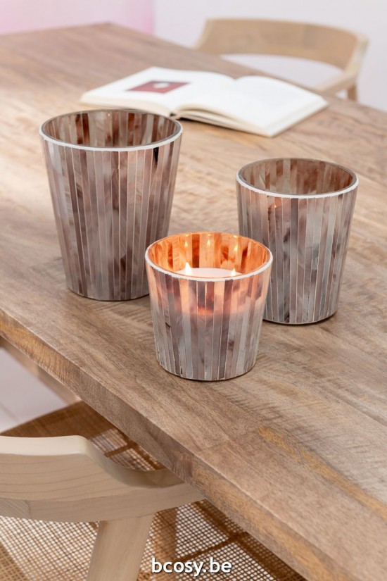 Jline Vela Perfumada Noa Tender Rose Rosa Medium 55 Horas.