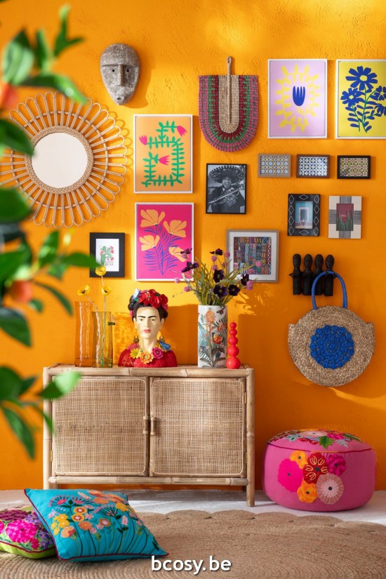 J Line Busto Frida Kahlo Resina Large Busto Frida Kahlo Poliresina Large.