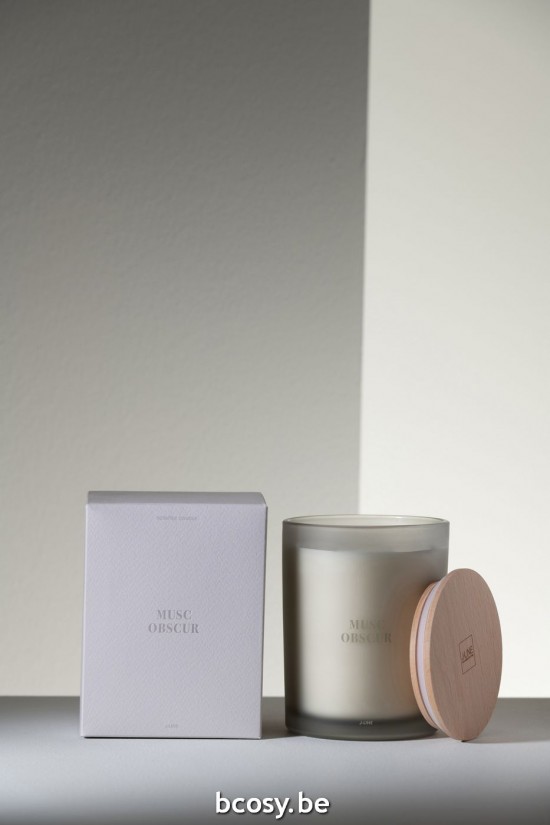 Jline Vela Perfumada Accords Essentiels Musc Obscur 52H.