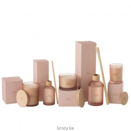 J Line diffuseurs de parfums Jolipa Diffuseur Accords Essentiels Rose Rêveuse 550Ml.