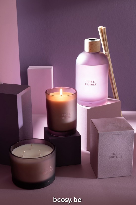 Jline Duftkerze Accords Essentiels Figue Frivole 28 Stunden aroma kerzen.