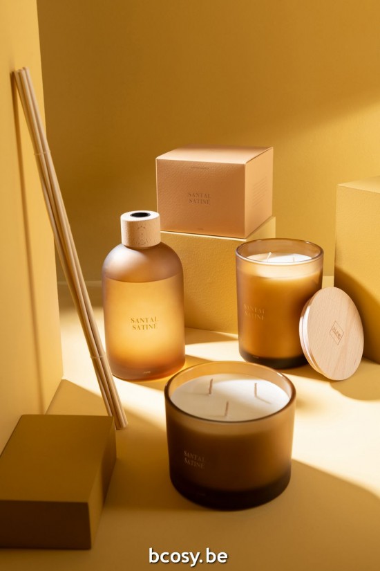 Jline Duftkerze Accords Essentiels Santal Satiné 28 Stunden aroma kerzen.