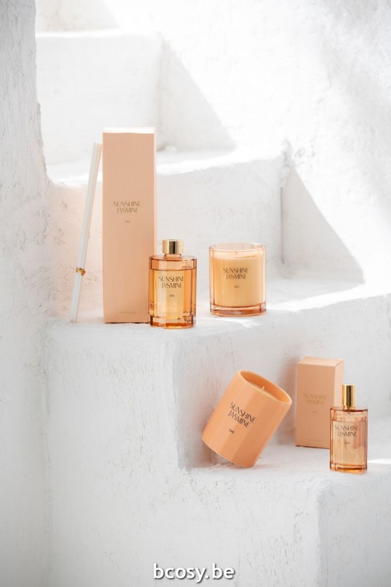 Jline Vela Perfumada Sunshine Jasmine Vidrio 30 Horas.